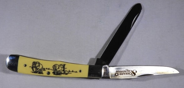 SCHRADE SCRIMSHAW POCKET KNIFE
