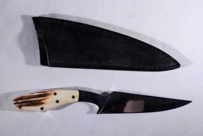 ENGLAND STAMPED STAG HANDLE KNIFE