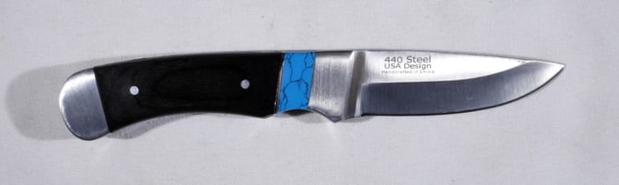 ELK RIDGE 440 STEEL KNIFE 7 1/2" LONG