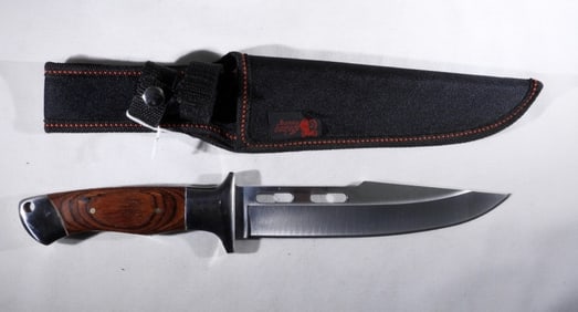 12" A02 STRAIGHT KNIFE WITH SHEATH