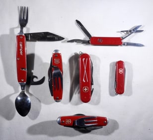 SWISS ARMY LOT - (3) CAMPER's (2) MINI