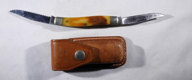 RANCHER 440 TWO-BLADE KNIFE & SHEATH