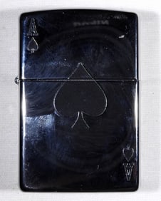 2024 UNFIRED ACE OF SPADE ZIPPO LIGHTER