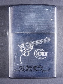 1998 COLT ZIPPO "GOD MADE MEN" LIGHTER