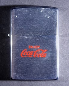 1980 UNFIRED COCA-COLA ZIPPO LIGHTER