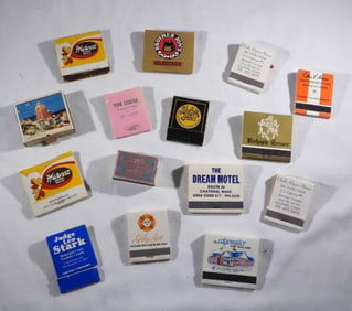 (15) RESTAURANT BAR BRANDED MATCHBOOKS