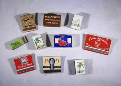 (10) VTG MATCHBOOKS - FLORIDA / TEXAS