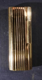 VTG ZIPPO CONTEMPO BUTANE LOUVER GOLD