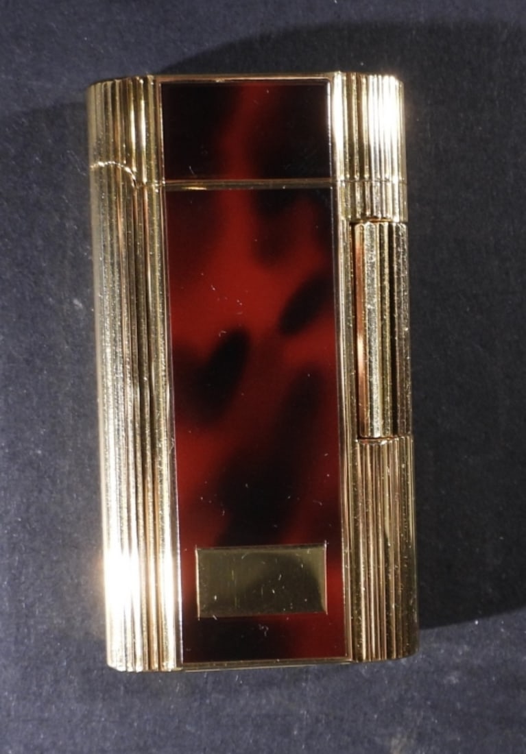 VTG ZIPPO CONTEMPO BUTANE TORTOISE: NO.1416 TORTOISE STYLE, IN ITS ORIGINAL BOX