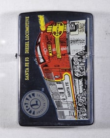1998 SEALED LIONEL SANTE FE F3 ZIPPO