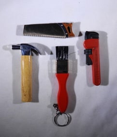 (4) VINTAGE TOOL LIGHTERS