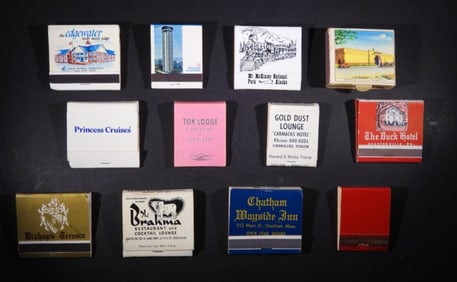 (12) VTG DESTINATION MATCHBOOKS