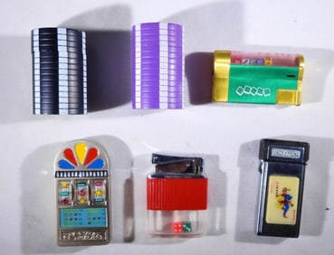 (6) CASINO / GAMBLING LIGHTERS