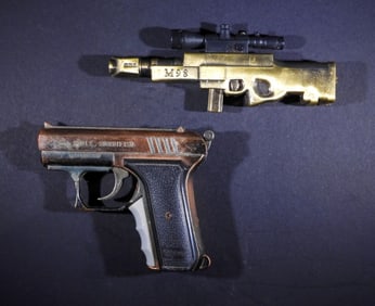 (2) PISTOL SHAPED VTG LIGHTERS