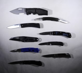 (9) SINGLE BLADE UTILITY KNIFE LOT