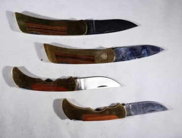 (2) GERBER (2) CHINA LOCKBACK KNIFE LOT