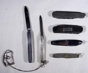 (6) VINTAGE GENTLEMENS KNIVES