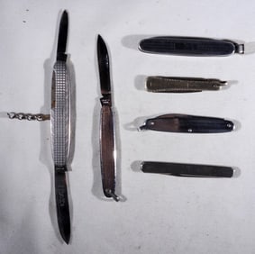 (6) VINTAGE GENTLEMENS KNIVES