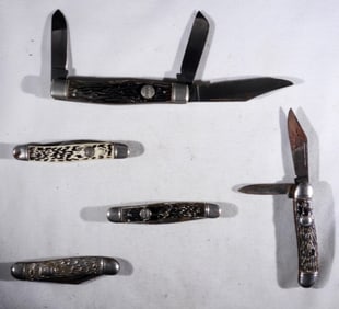 (5) IMPERIAL POCKET KNIVES