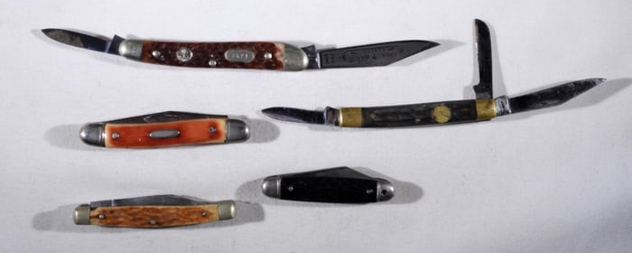 (5) SMALL POCKET KNIFE LOT
