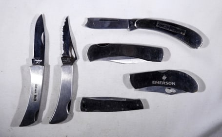 (6) SINGLE BLADE UTILITY KNIVES