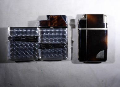 (2) MARATHON ART DECO LIGHTERS