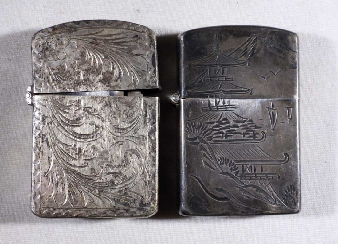 (2) STERLING SILVER LIGHTERS (1 of 3)