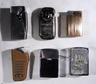 (6) INTERESTING VINTAGE LIGHTERS