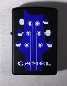 UNFIRED '95 CAMEL GUITAR HEAD ZIPPO