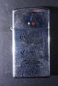 UNFIRED 1976 GOD GRANT ME.. ZIPPO LIGHTER