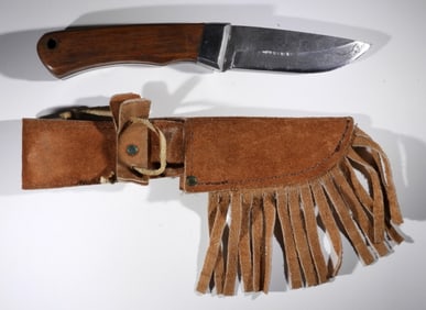 DAMASCUS 400 FIXED BLADE WITH SHEATH