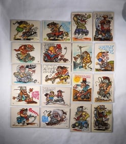 (23) ODD RODS CARDS / STICKERS 1970's