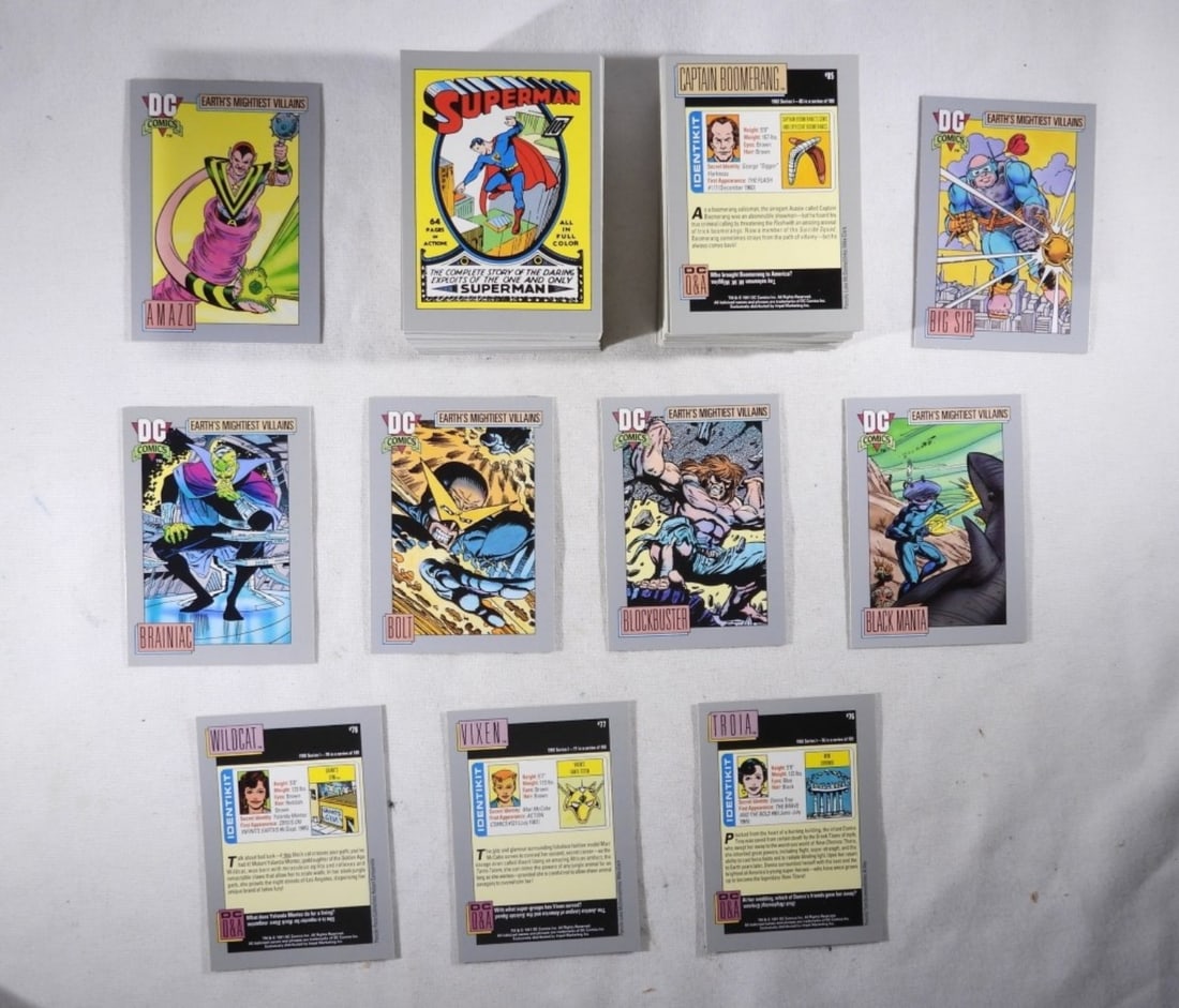 1991 DC COMICS TRADING CARD SET (1 of 2)