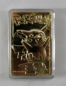 POKEMON 23kt GOLD CARD #25 PIKACHU
