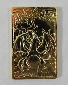 POKEMON 23kt GOLD CARD #06 CHARIZARD