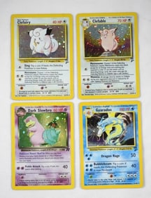 (4) VINTAGE POKEMON HOLOGRAM CARDS