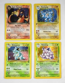 (4) VINTAGE POKEMON HOLOGRAM CARDS