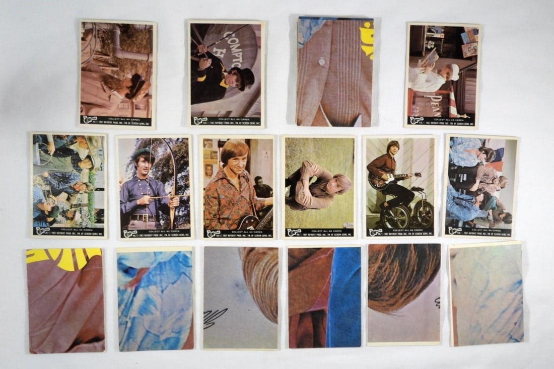 (40) 1967 RAYBERT "THE MONKEES" CARDS (1 of 2)