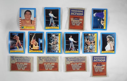(75) 1987 TOPPS WWF WRESTLING CARDS