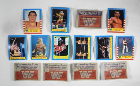 (75) 1987 TOPPS WWF WRESTLING CARDS