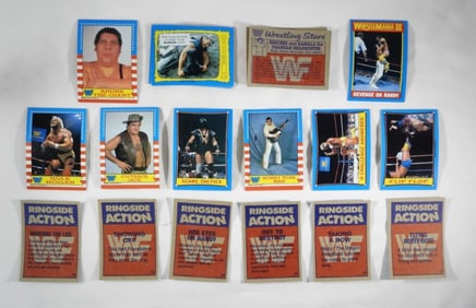 (71) 1987 TOPPS WWF WRESTLING CARDS