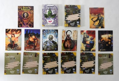 1995 DC VILLAINS DARK JUDGEMENT CARDS