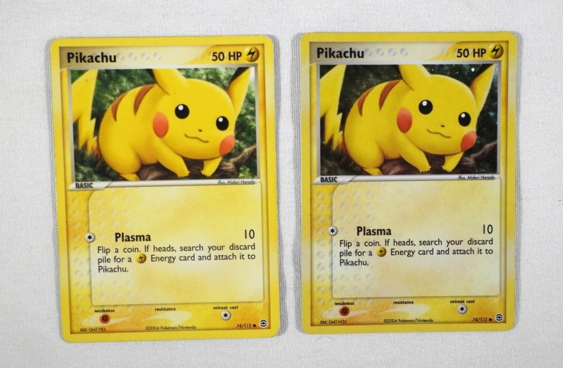 PIKACHU 74/112 REVERSE HOLO LEAF GREEN (1 of 2)