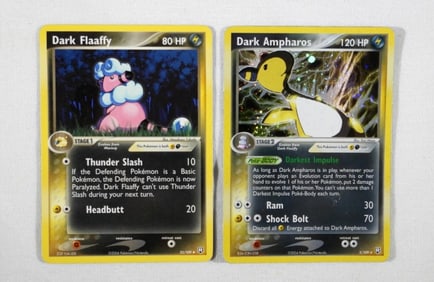 DARK AMPHAROS REV HOLO & DARK FLAAFFY