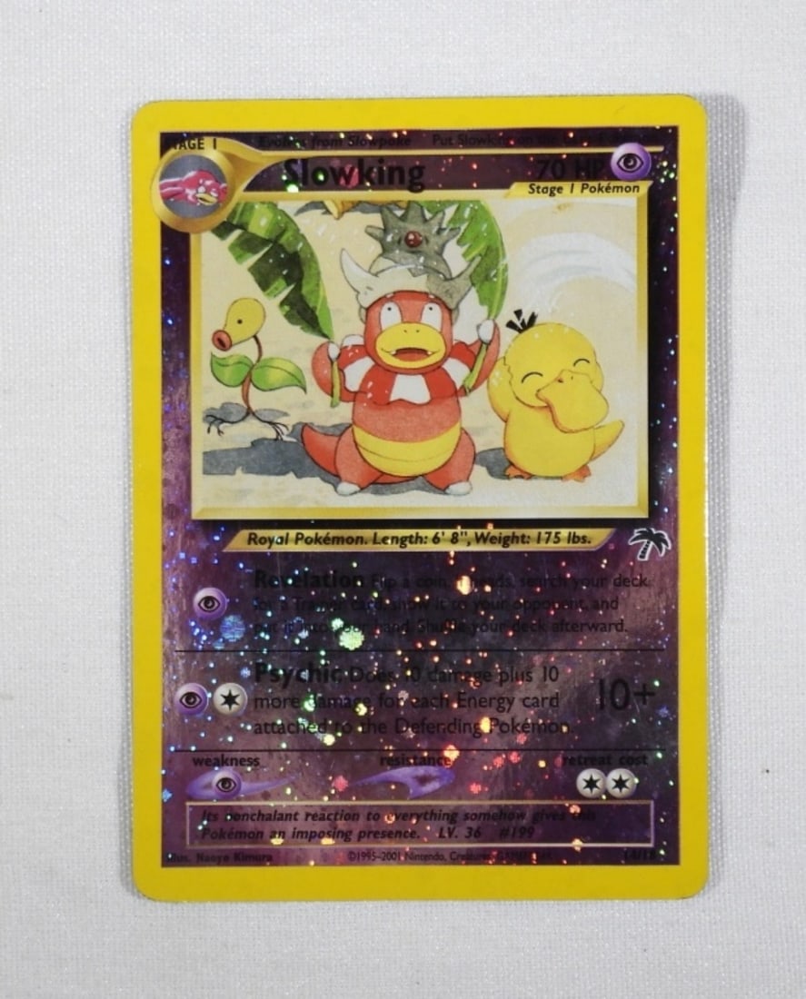 SLOWKING REV HOLO 14/18 POKEMON CARD (1 of 2)