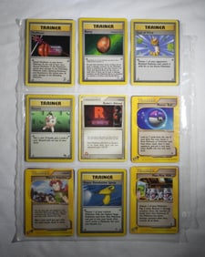 54 POKEMON TRAINER & ENERGY CARDS