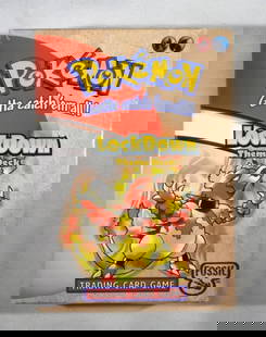 POKEMON LOCKDOWN THEME DECK 1999: POKEMON LOCKDOWN THEME DECK, 1999. THERE ARE 96 UNVERIFIED CARDS IN THE BOX. NO COIN, NO PAPERWORK, NO DAMAGE TOKEN. JUST 96 UNVERIFIED CARDS.