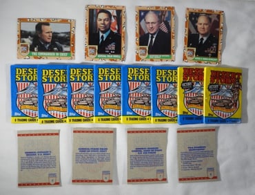 DESERT STORM TRADING CARDS (152 CARDS)