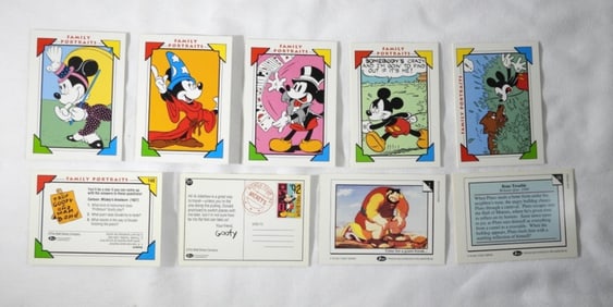 170 DISNEY COLLECTOR CARDS - 1991
