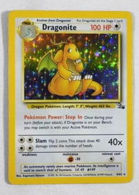 DRAGONITE REV HOLO 4/62 POKEMON CARD